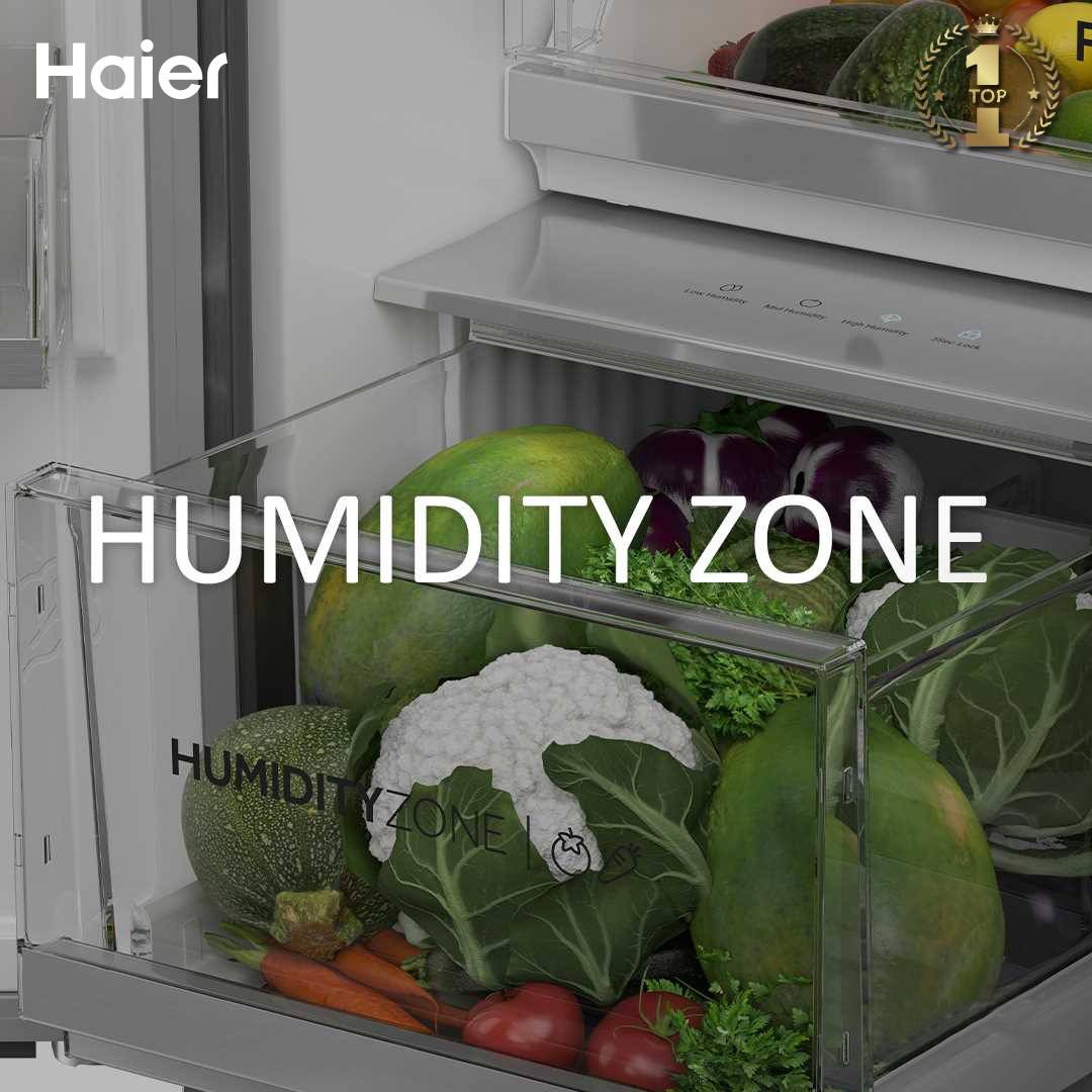 Extend Food Freshness with the Haier HCS Humidity Zone